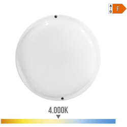 S.Of. Applique Murale Ronde Led 18W 1820Lm 4000K Ø20,8X4,8Cm EDM