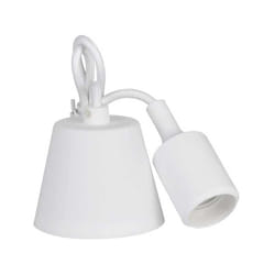 EDM - Suspension en silicone e27 60w couleur blanche