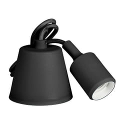 Suspension En Silicone E27 60w Couleur Noire EDM