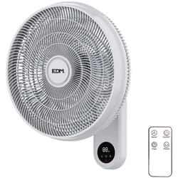 Ventilateur Mural 55w 40cm Avec Commande Edm