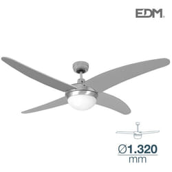 Ventilateur de Plafond avec Lumière EDM Caspio 60 W Chrome