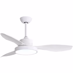 Ventilateur de plafond 120cm led 24w 2160lm mod. arctic edm. 6 vitesses, corps de couleur white et fabriqué en abs. inclus té ...