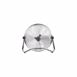 Ventilateur de sol industriel noir puissance : 45w pales : ø30x41cm (diamètre/hauteur) 3 vitesses. débit d'air 1860m³/h 220/2 ...