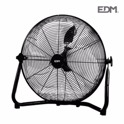 EDM 33935, Ventilateur de sol industriel, Noir, Blanc, 50 cm, 64,9 dB, 6660 m³/h, Secteur