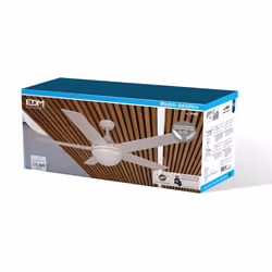 EDM 33988 ventilateur Blanc, Bois - Vue supplémentaire 4