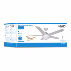 EDM 33988 ventilateur Blanc, Bois - Vue supplémentaire 5