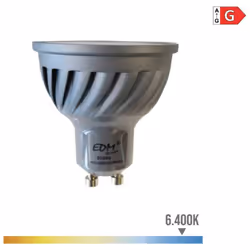Lampe LED EDM Réglable G 6 W GU10 480 Lm Ø 5 x 5,5 cm (6400 K)