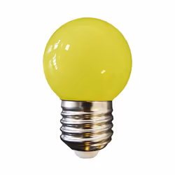 Ampoule LED E27 1,5W lumière équivalente à 15W. Teinte de lumière : Amarilla - angle d'éclairage à 360°. Flux lumineux de 200 ...