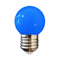 Ampoule LED E27 1,5W lumière équivalente à 15W. Teinte de lumière : Azul - angle d'éclairage à 360°. Flux lumineux de lm avec ...