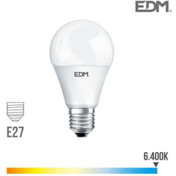 Ampoule led E27 12W Ronde A60 équivalent à 75W - Blanc du Jour 6400K