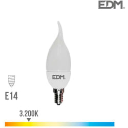EDM - Ampoule led E14 5W équivalent à 35W - Blanc Chaud 3200K