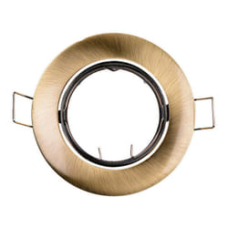 Bague halogène métallique. oscillant. couleur or vieil. ø8.4cm EDM