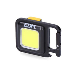 Lampe de poche multifonctionnelle en aluminium, cob led 6W, IP44 EDM 36117