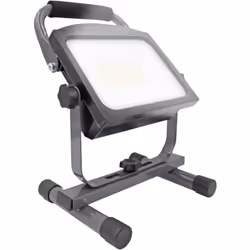 SPOT/PROJECTEUR LED RECHARGEABLE EN ALUMINIUM, 50 W, 6500 K, 2 MODES : 5000 Lm/2500 Lm, 6 x 2000 mAh BATTERIE LITHIUM INCLUSE ...