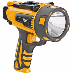 AVEC 4 MODES D’ÉCLAIRAGE : 1000lm/400LM/FLASH/SOS, 10W, 7,500K. BATTERIE LITHIUM 2x2200mah INCLUSE, CHARGE EN 4 HEURES, FONCT ...