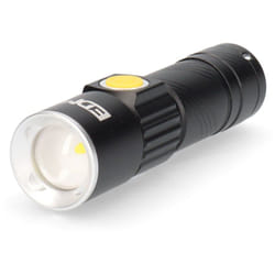 Mini lampe de poche avec zoom 1 led 120lm 7500k usb rechargeable. EDM