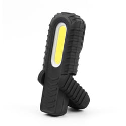 Lampe de poche led cob 3w 90lm + 5w 300lm rechargeable avec usb. avec crochet + aimant + support. EDM