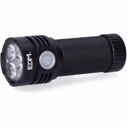 LAMPE DE POCHE LED OSRAM 3 LEDS 30W 3300lm RECHARGEABLE. LAMPE DE POCHE LED EDM 3 LEDS OSRAM 30W 7000K RECHARGEABLE. AUTONOMI ...