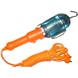 Lampe portative avec crochet et interrupteur métallique. e-27 (câble 5m)