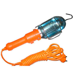 Lampe portative avec crochet et interrupteur métallique. e-27 (câble 10m)