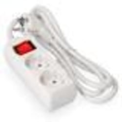 Multiprise - EDM - 2 Prises Schuko - 15 M - Interrupteur - 16 A - Prêt à poser
