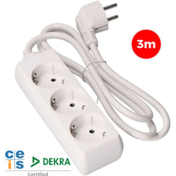 EDM - Multi-prise 3 bases schuko 3m 3x1.5mm
