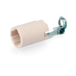 Douille Fausse Bougie Petite En Porcelaine E14 Solera 479-J