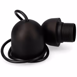 Kit De Suspension Noir E-27 (TULIPE - Douille E27 - Câble) Longueur 80cm