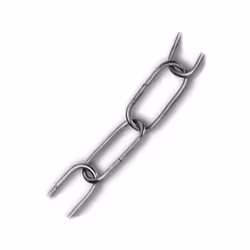 Chaîne genovese 21x47 ø3,8mm fer 100cm . . . Indice de Protection IP : IP20 Couleur : Gris Certification : CE Longueur : 473. ...