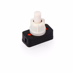 Description générale Interrupteur unipolaire extérieur de dimensions 27x13mm, encastrable avec une construction de 24x12mm, i ...