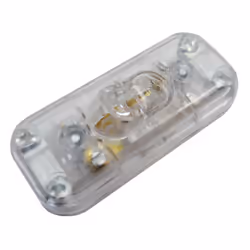 Interrupteur Unipolaire 2a Transparent 60x26,3x18mm