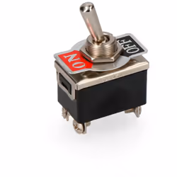 Description générale Interrupteur bipolaire à tige métallique 10A 250V, conçu pour une utilisation extérieure. Ses dimensions ...