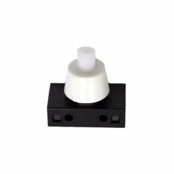 Description générale Bouton poussoir unipolaire 2A 250V Blanc, idéal pour vos besoins en électricité domestique. Ce produit e ...
