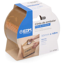 Adhésif d'emballage marron 48 micron 50mx50mm EDM