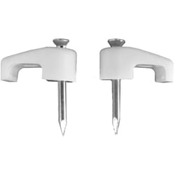 EDM - Agrafe serre-câble blanche pour tuyau plat 2x1,5 n° 01 (boîte100 u.)