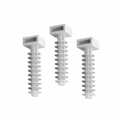 Pack 100un Cheville Blanche Pour Collier De Fixation N°6