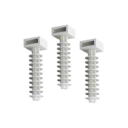 Pack 100un Cheville Blanche Pour Collier De Fixation N°6