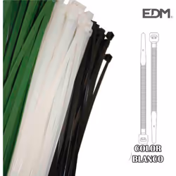Collier de serrage plastique 150x3,5 mm (sachet 100 u.). . . . Poids : 0,0700kg Indice de Protection IP : IP20 Couleur : Blan ...