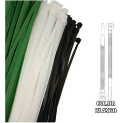Collier De Serrage Plastique 200x4,8 Mm (sachet 100 u.) Nylon De Haute Qualité