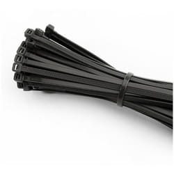 Colliers De Serrage Plastique Réutilisables Noir 200x4,5mm (sachet 100 u.) Nylon De Haute Qualité