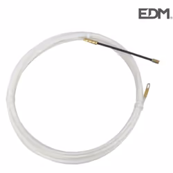 Tire-fils pour faire passer les câbles électriques plus facilement dans les gaines. Matière nylon couleur blanc. Tête de guid ...