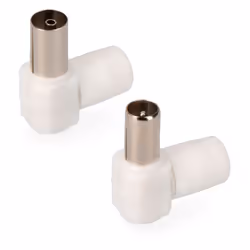 [Ensemble Complet] Kit pratique contenant une fiche mâle et une fiche femelle coudées pour une installation électrique simpli ...