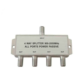 Répartiteur/sat 4 Sorties 900-2050 Mhz Uniquement Pour Antenne Parabolique (retractable) EDM