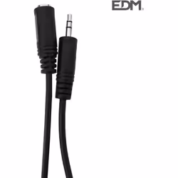Rallonge 3 m câble jack 3,5 stéréo mâle à jack 3,5m stéréo femelle. . . . Indice de Protection IP : IP20 Couleur : Noir Certi ...
