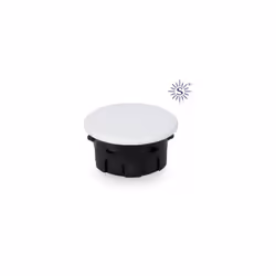 Le boîtier d'encastrement rond Ø60x40mm avec pince métallique Solera 513 est un produit de haute qualité et résistant, idéal ...