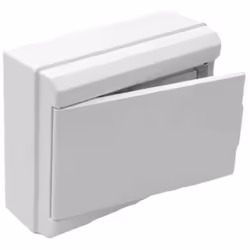 Boîtier Avec Couvercle Distribution 1 À 4 Icp+8 Postes Blanc 277x188x55mm (RETRACTILÉ) Solera 697cb