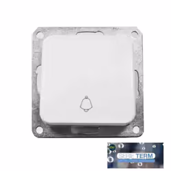 Poussoir sonnette encastrable "term" edm (sachet blister) . . . Indice de Protection IP : IP20 Couleur : Blanc Hauteur : 40mm ...
