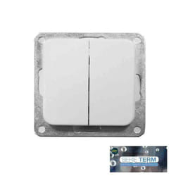 Double Interrupteur Encastrable ''term'' EDM sachet Blister)