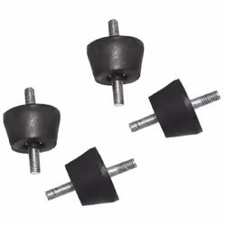 Kit Silentbloc 5,5x3,5cm Climatiseur. Appareils Extérieurs, 4 Silenblocs Inclus + Écrous + Rondelles
