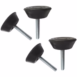 Kit silenbloc pour sols s-40 6,5x5cm climatiseur, appareils extérieurs, pour sols, 4 silenbloc inclus + écrous + rondelles fi ...